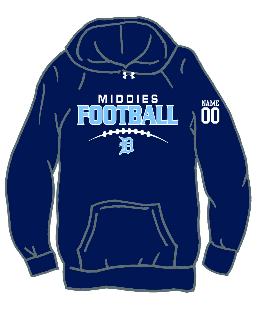 Under Armor Navy Hoodie