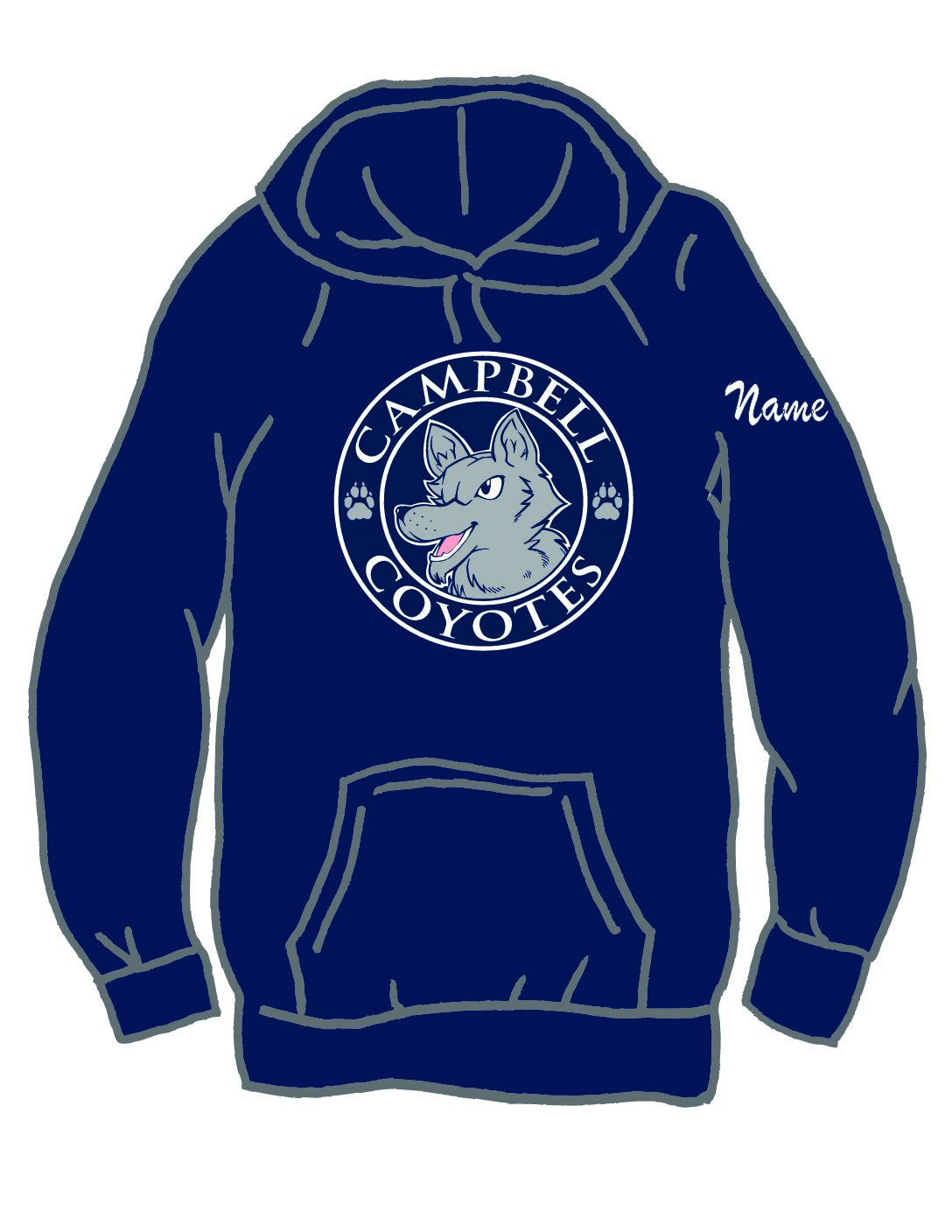Navy Soft Style Hoodie
