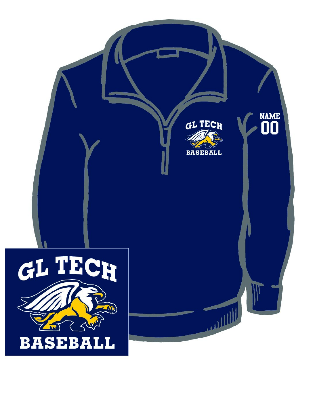 Quarter Zip Sweatshirt