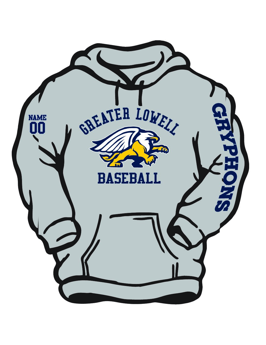 Grey Soft Style Hoodie