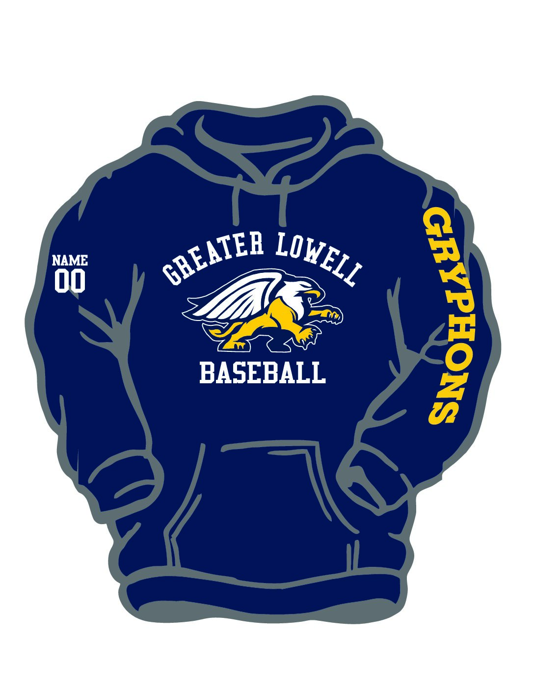 Navy Soft Style Hoodie