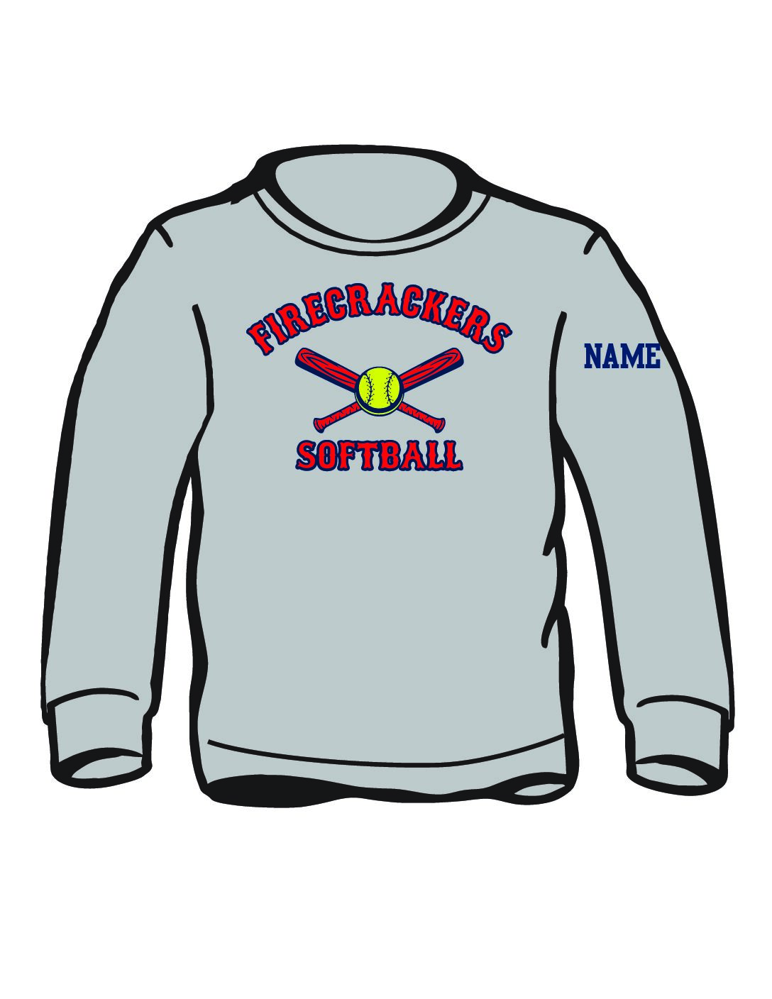 Heather Grey Crewneck Sweatshirt