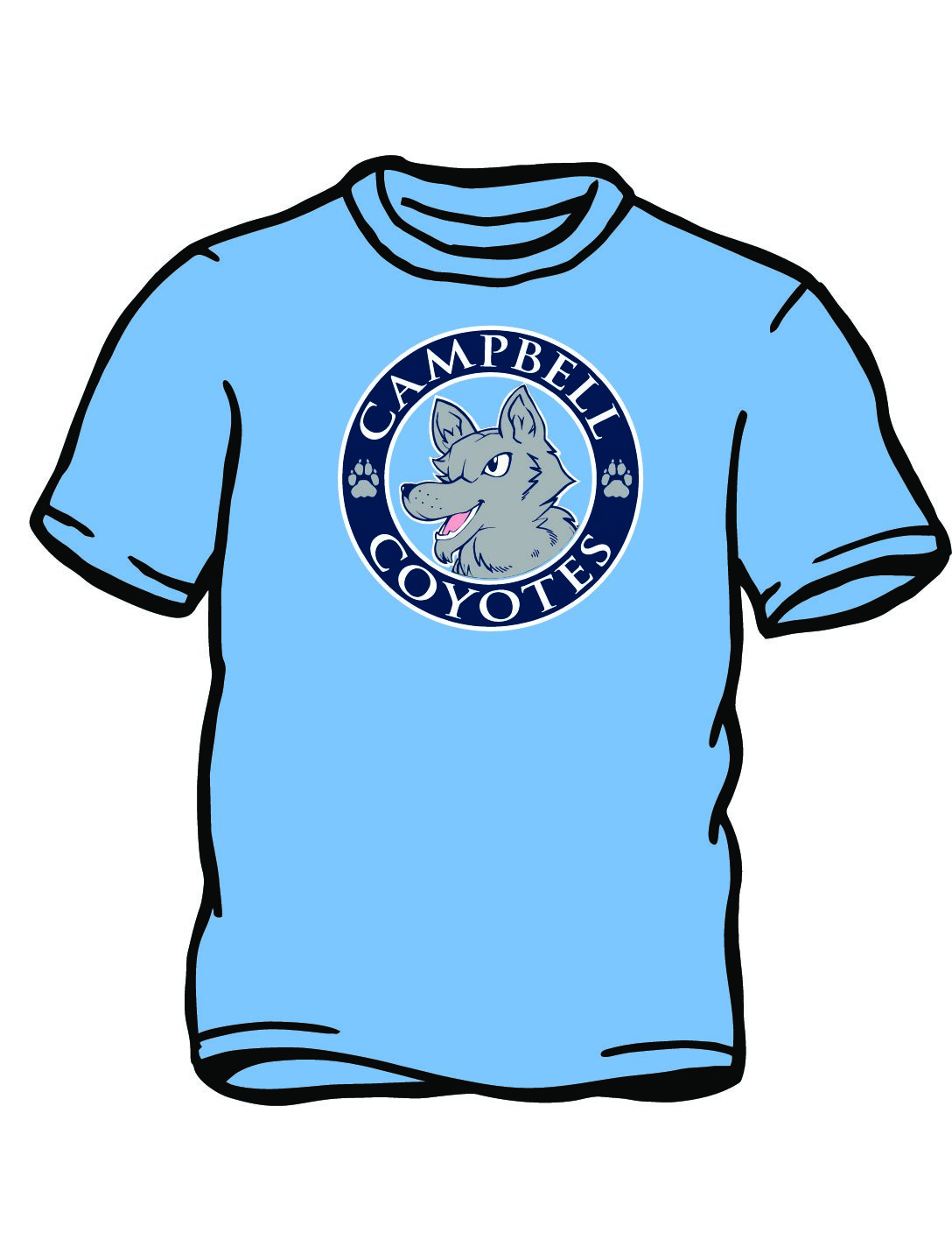 Columbia Blue T-shirt