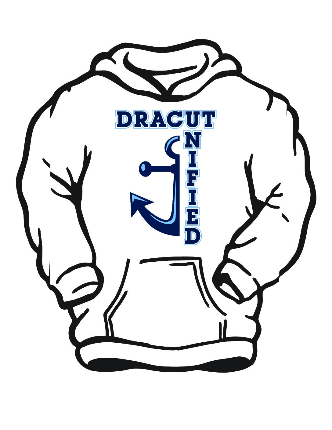 White Hooded Sweatshirt