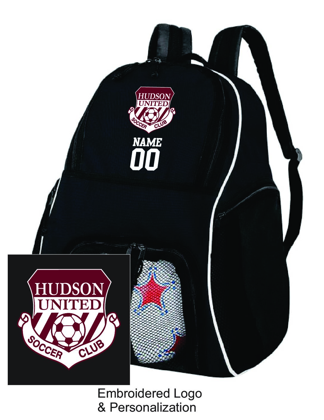 Black Player Ball Bag