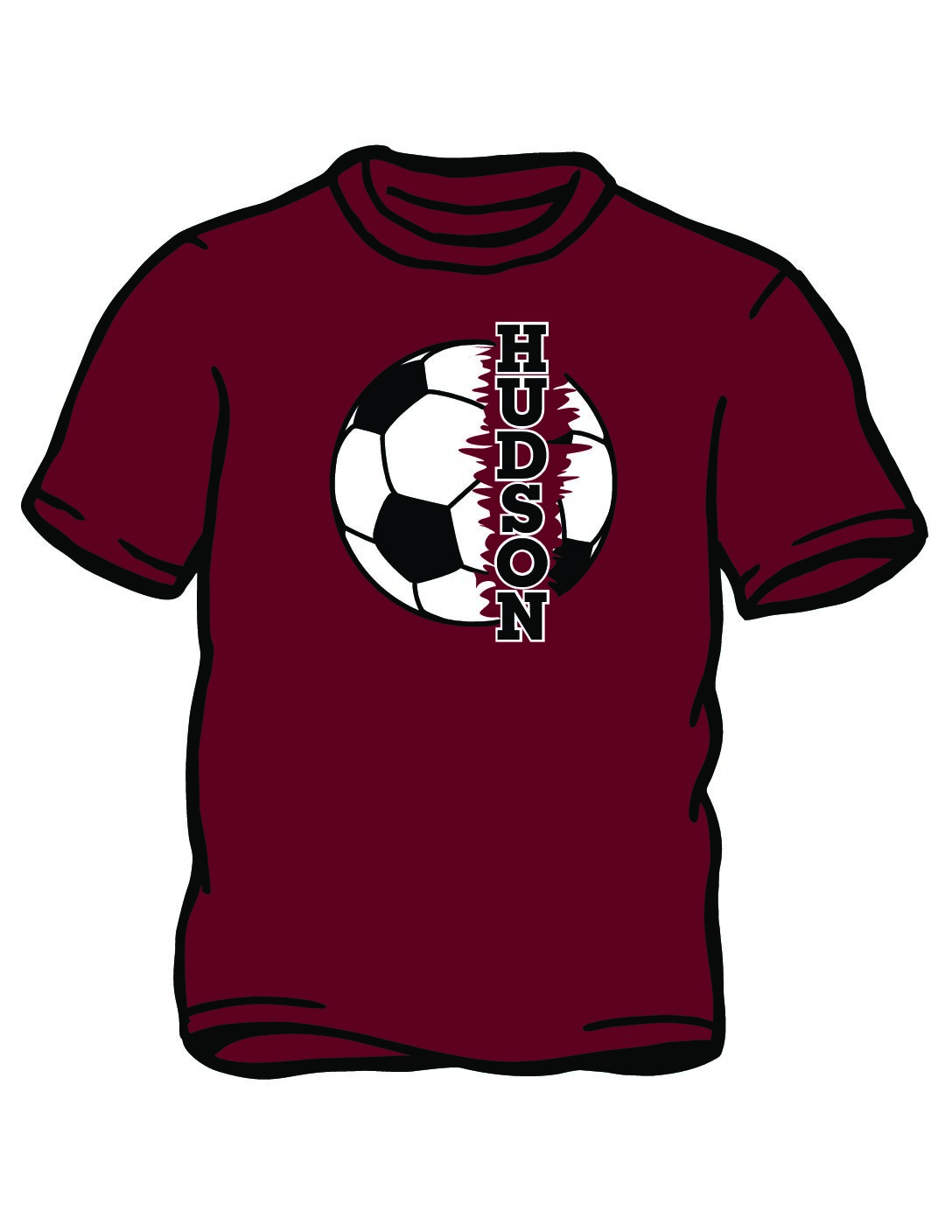 Maroon Soft Style T-Shirt