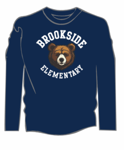 Navy Cotton Long Sleeve T-shirt