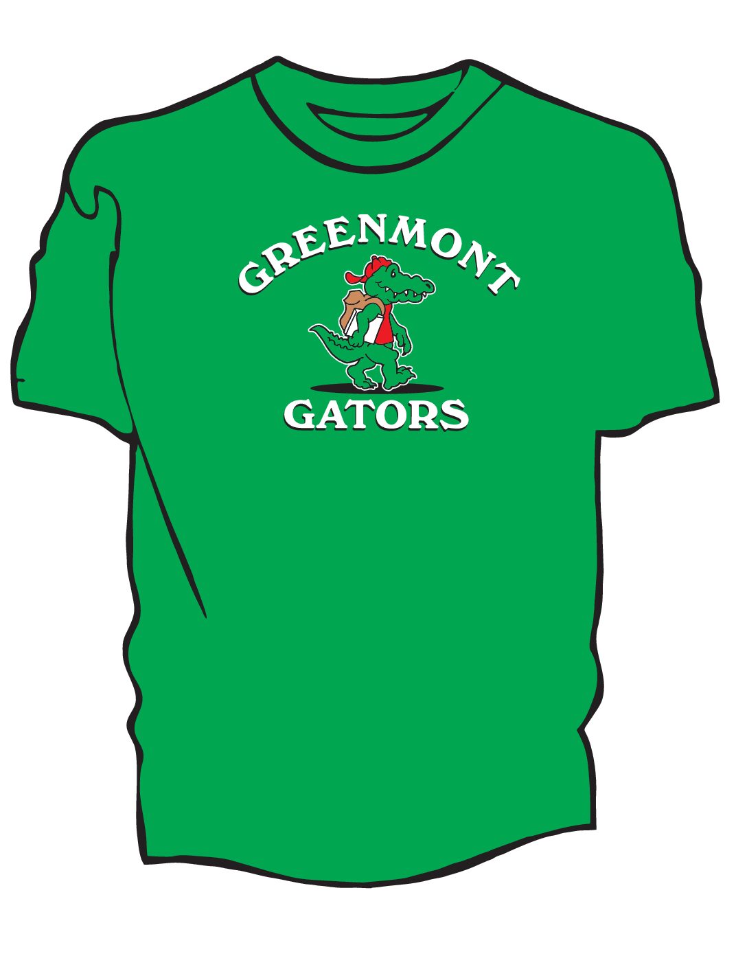 Kelly Green Cotton T-Shirt