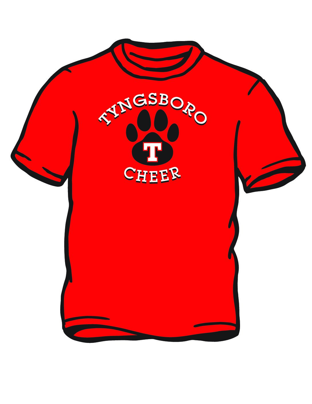 Cheer Red T-shirt