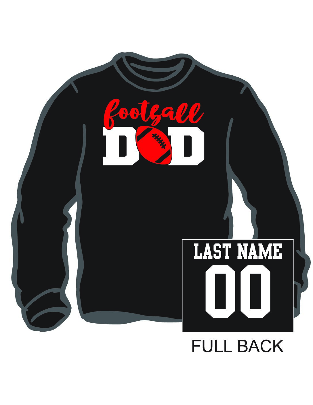 Football Dad Long Sleeve T
