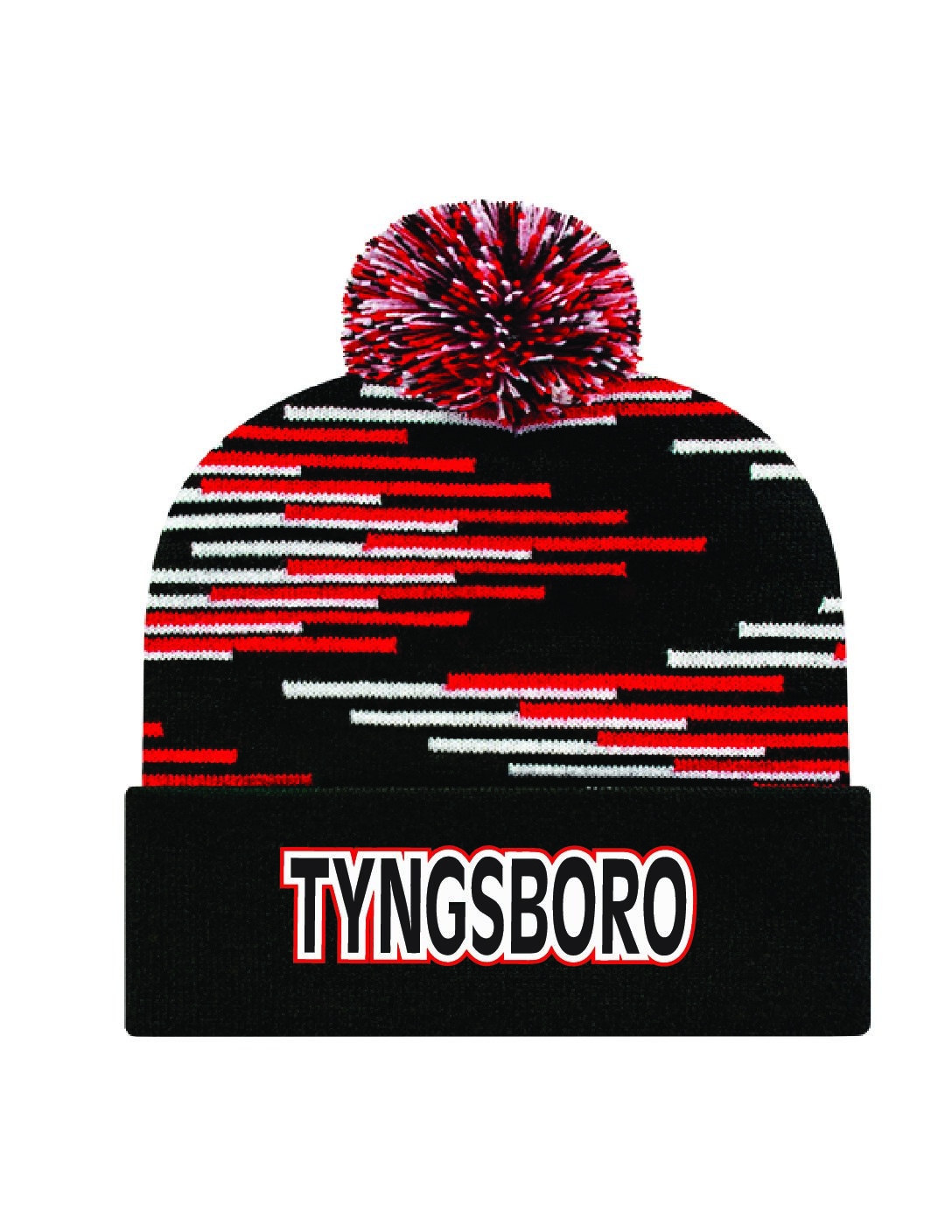 Pom Pom Knit Cap