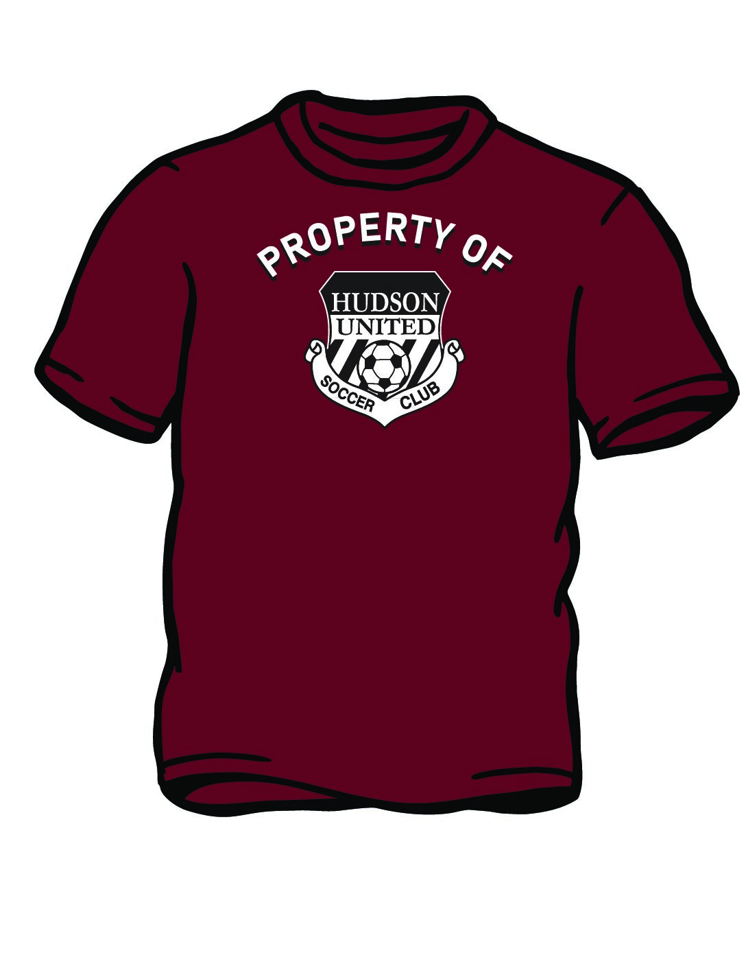 Maroon Moisture Wicking T-Shirt