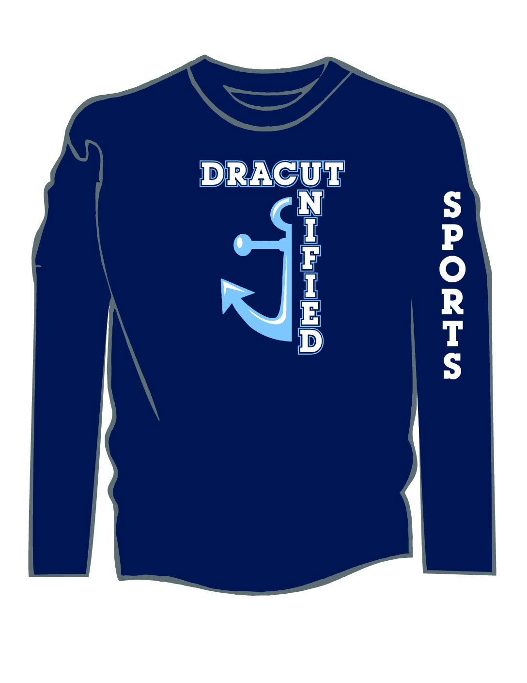 Navy Long Sleeve T-Shirt
