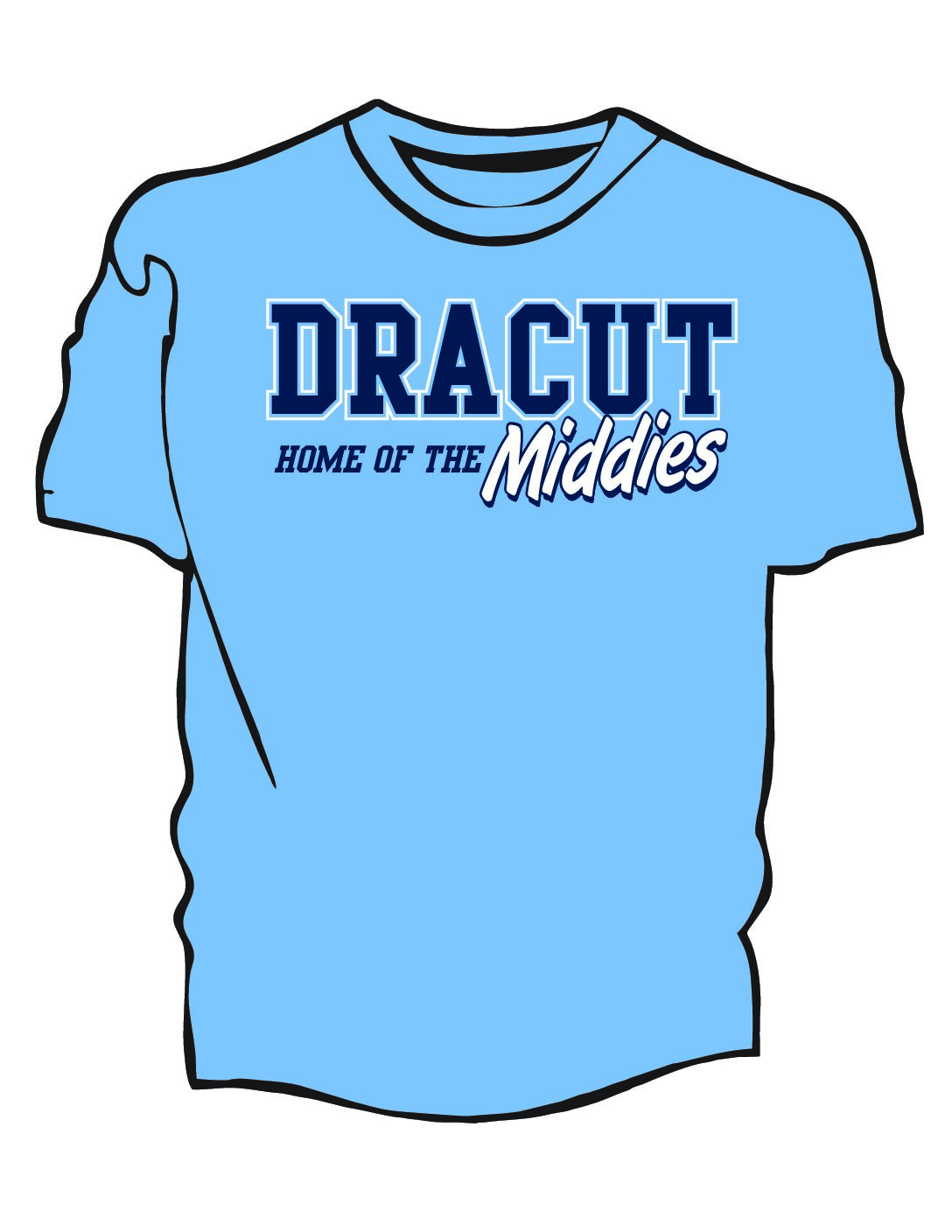 Columbia Blue Moisture Wicking T-Shirt