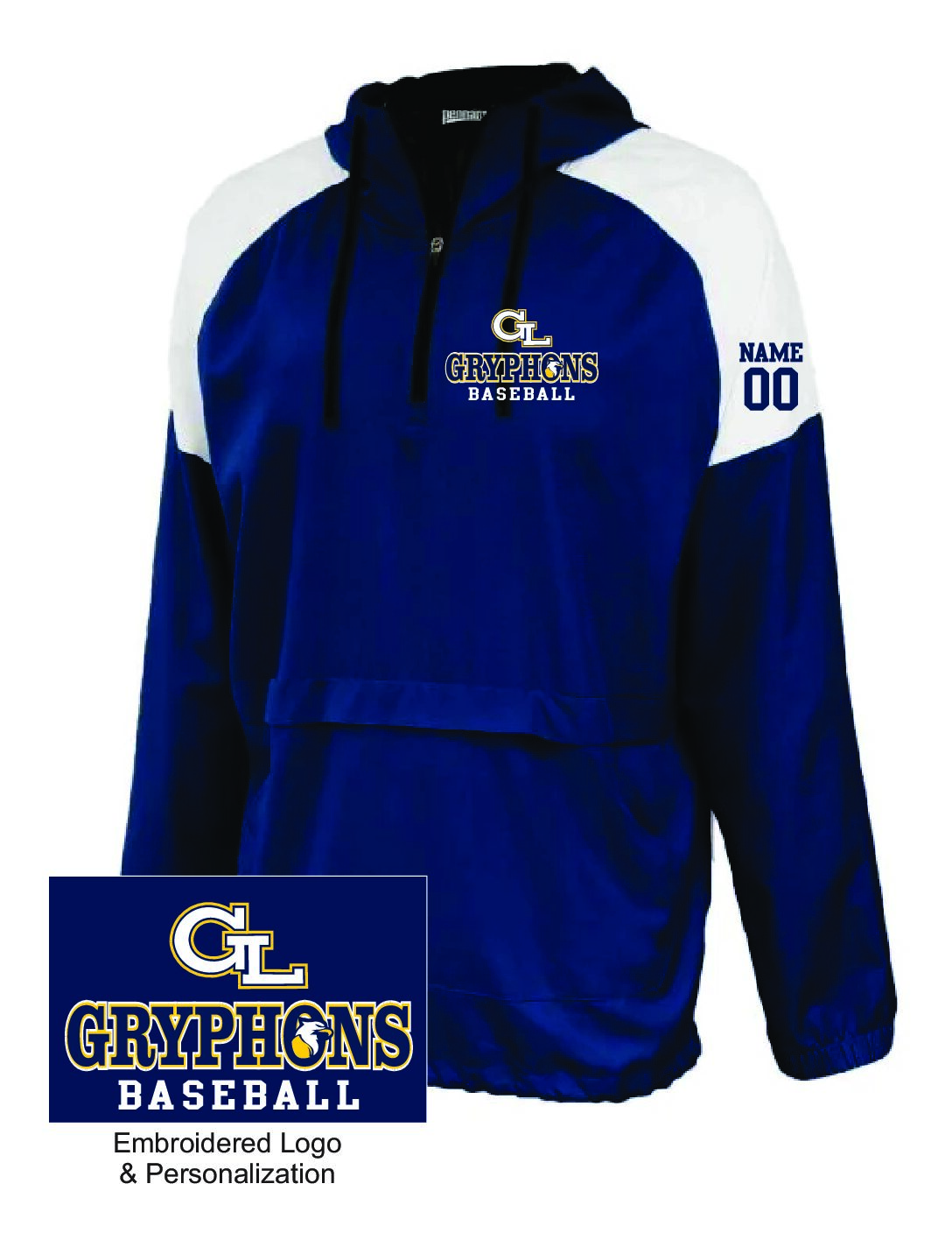 1/4 Zip Wind & Water Resistant Jacket