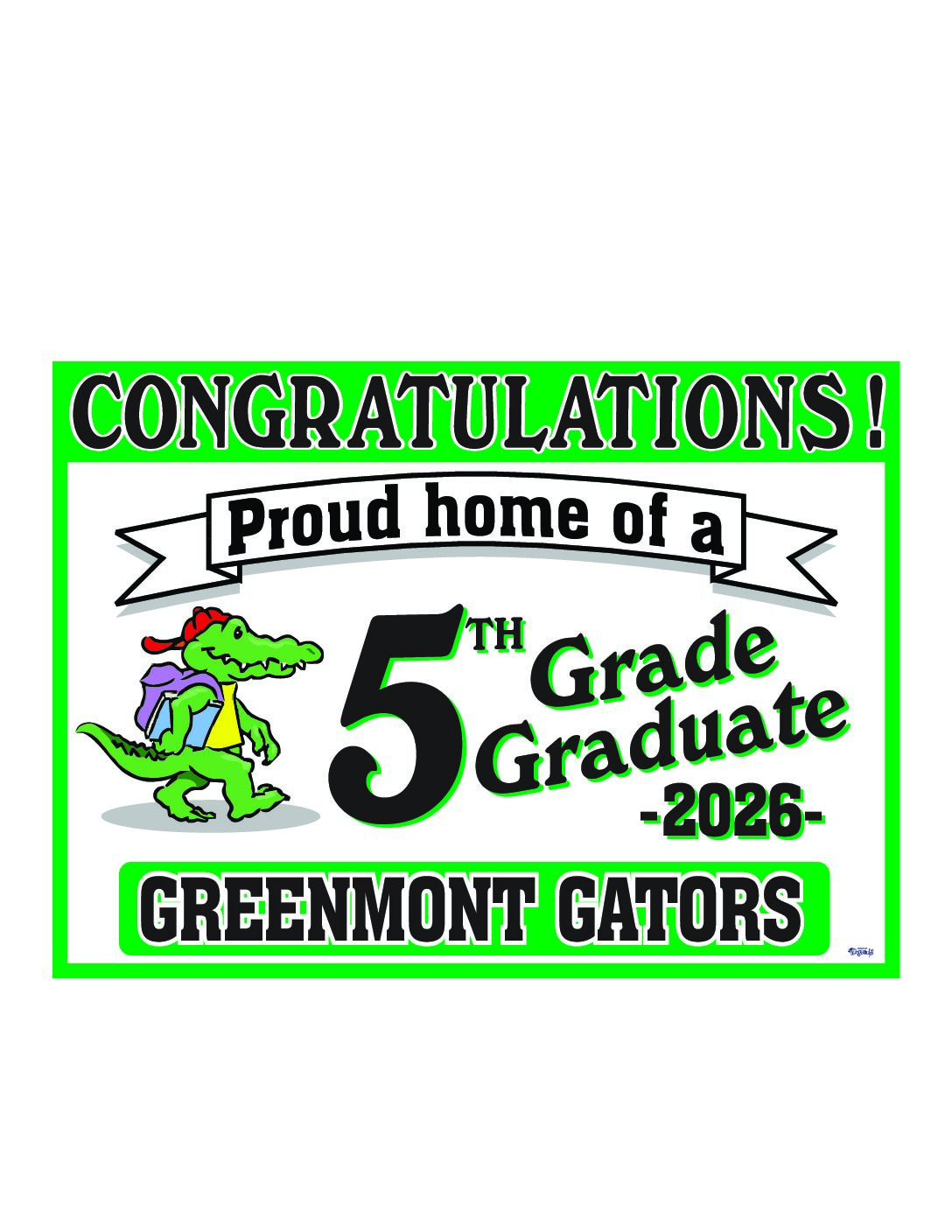 Graduation Lawn Sign 2026