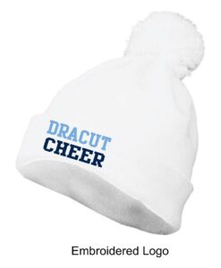 Dracut Cheer Pom Pom Knit Cap