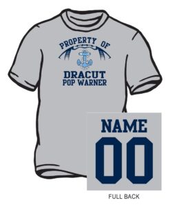 "Property of" 50/50 T-shirt