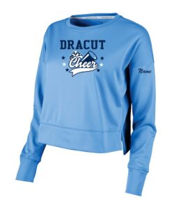 Ladies Crop Crew Sweatshirt