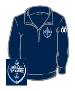 1/4 Zip Sweatshirt - Navy