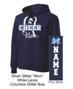 Cheer Mom Soft Style Hoodie with laces