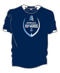 Moisture Wicking T-shirt - Navy/White